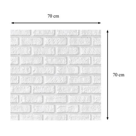 สติกเกอร์โฟม STIXMATE RS060-1 70X70 ซม. สีขาว_4