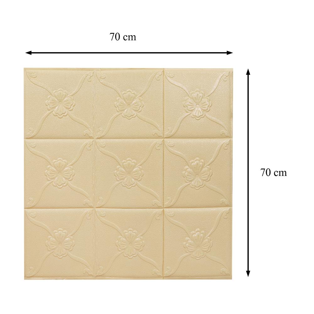 สติกเกอร์โฟม STIXMATE RS012-7 70X70 ซม. สีครีม