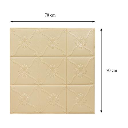 สติกเกอร์โฟม STIXMATE RS012-7 70X70 ซม. สีครีม_5