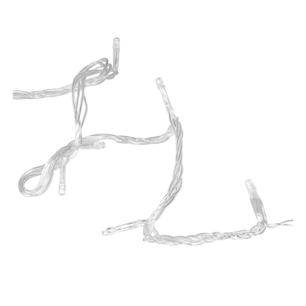 ไฟกะพริบ LED CARINI สายขาวใส 10 เมตร DAYLIGHT