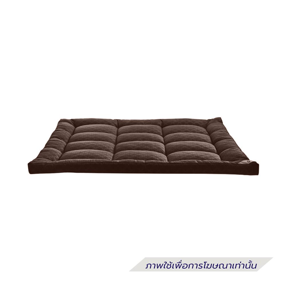 แผ่นรองนอน 3.5 ฟุต LOTUS AYAME DARK BROWN