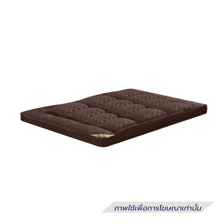 แผ่นรองนอน 3.5 ฟุต LOTUS AYAME DARK BROWN_0