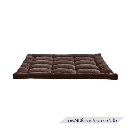 แผ่นรองนอน 3.5 ฟุต LOTUS AYAME DARK BROWN_1