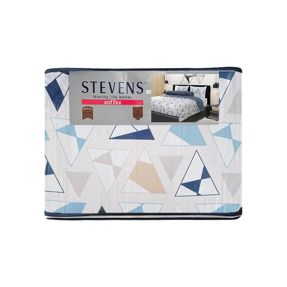 ชุดผ้าปูที่นอน 3.5 ฟุต 4 ชิ้น STEVENS SOFTEX PR25 สีครีม
