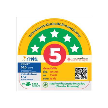 พัดลมตั้งโต๊ะ 16 นิ้ว HATARI T16M1 สีชมพู_1