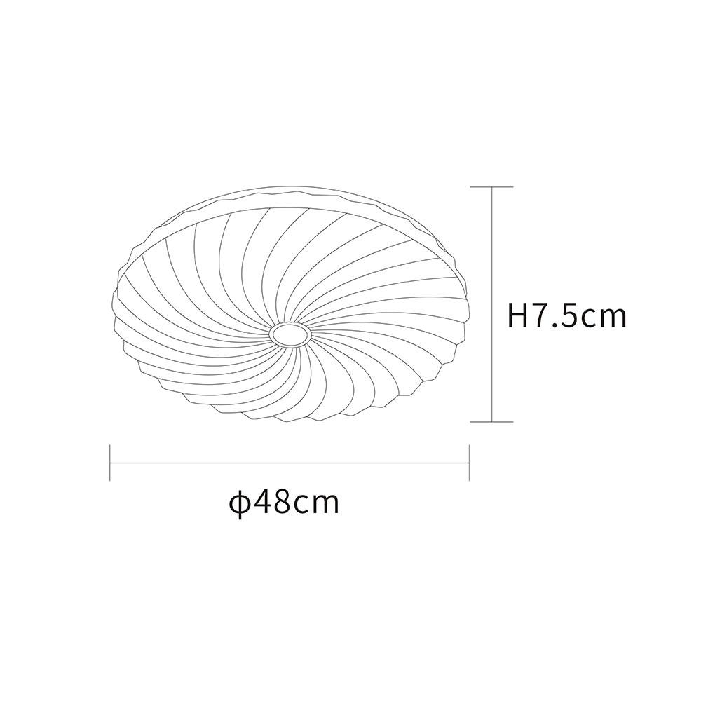 ไฟเพดาน LED CARINI ZY358-L1 55 วัตต์ DAYLIGHT/COOLWHITE/WARMWHITE สีขาว 19 นิ้ว