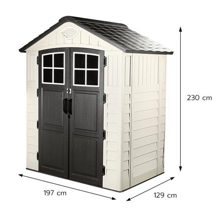 บ้านเก็บของประตูทึบ SPRING EVEREST N1B1 197x129 ซม._13