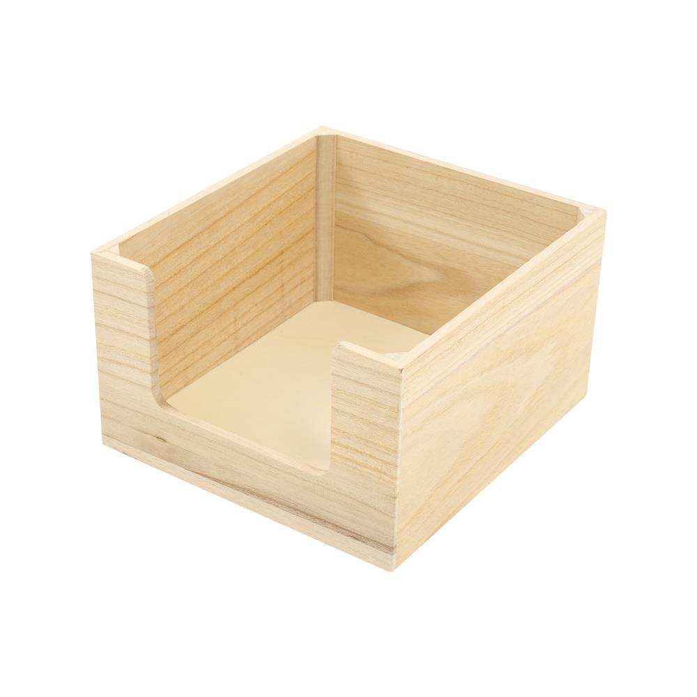 กล่องลังไม้ STACKO HOME S 25X27X15.5 ซม. สี NATURAL
