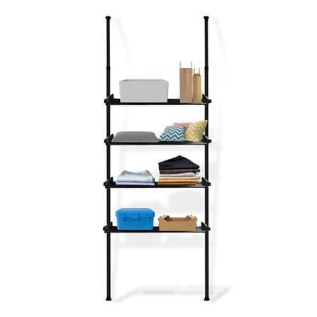 4-TIER ADJUSTABLE HANGING RACK TUGU R04B 3000X85 BLACK