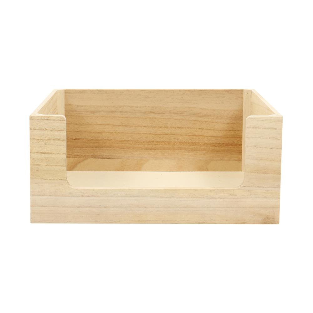 กล่องลังไม้ STACKO HOME L 35X27X15.5 ซม. สี NATURAL