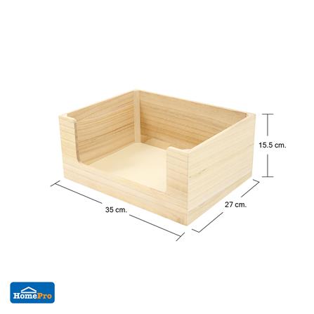 กล่องลังไม้ STACKO HOME L 35X27X15.5 ซม. สี NATURAL_7