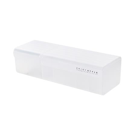 กล่องเก็บสายชาร์จ STACKO 29x10.2x8 ซม. สีขาว