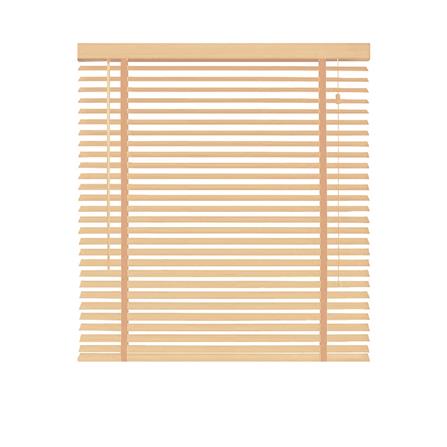 มู่ลี่ PVC HOME LIVING STYLE FAUX WOOD 120X130 ซม. สีเบจ_0