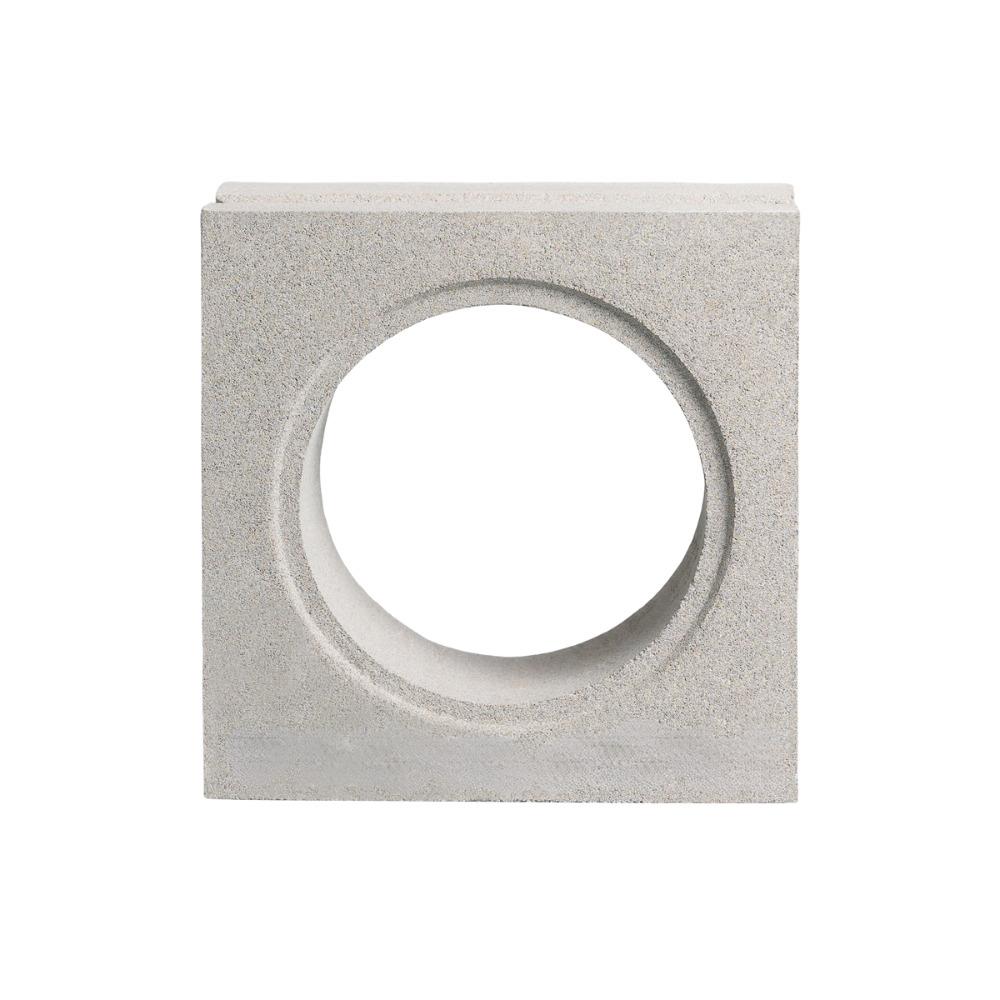 บล็อกช่องลม VBLOCK ลายวงกลมพลัส 19x19x9 ซม.