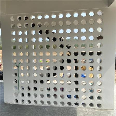 บล็อกช่องลม VBLOCK ลายวงกลมพลัส 19x19x9 ซม._2