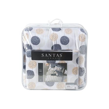 ชุดผ้าปูที่นอน 6 ฟุต 6 ชิ้น SANTAS BONBON สีเบจ_4
