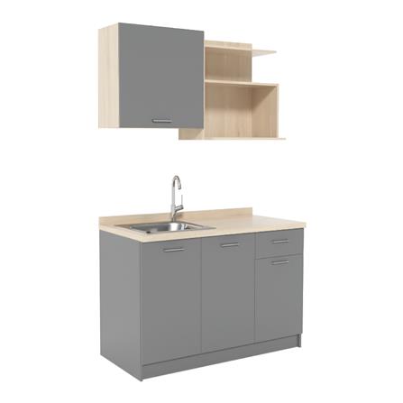 ครัวสำเร็จรูปท็อปซิงค์ CABIN TOMI 120 ซม. สีเทา_2