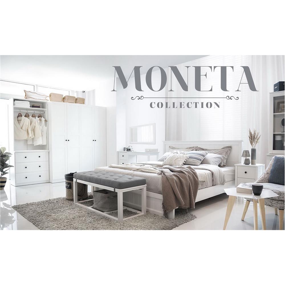 ชุดห้องนอน 3.5 ฟุต KONCEPT MONETA สีขาว
