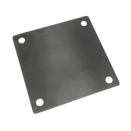 แผ่นเหล็กเพลทเจาะรู 6 มม. 4x4 นิ้ว_0