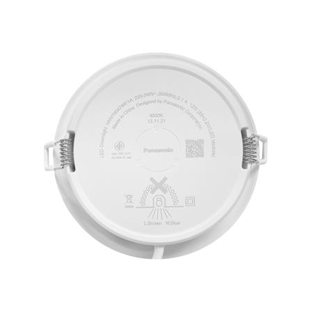 ดาวน์ไลท์ LED PANASONIC NNV70047WE1A 12 วัตต์ COOLWHITE 5 นิ้ว สีขาว กลม_3