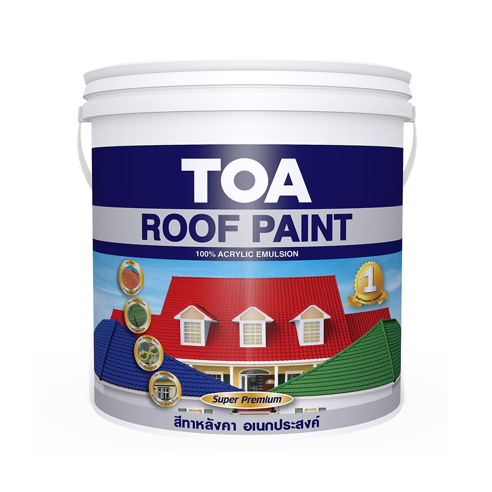 สีทาหลังคา TOA R292 สีน้ำตาล 1 แกลลอน