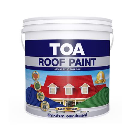 สีทาหลังคา TOA R292 สีน้ำตาล 1 แกลลอน_0