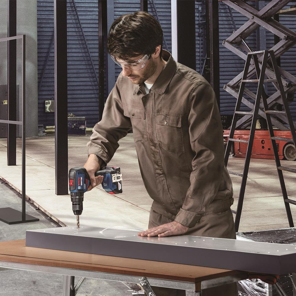 สว่านกระแทกไร้สาย (พร้อมแบตเตอรี่) BOSCH GSB18V-50 (2AH) 18 โวลต์