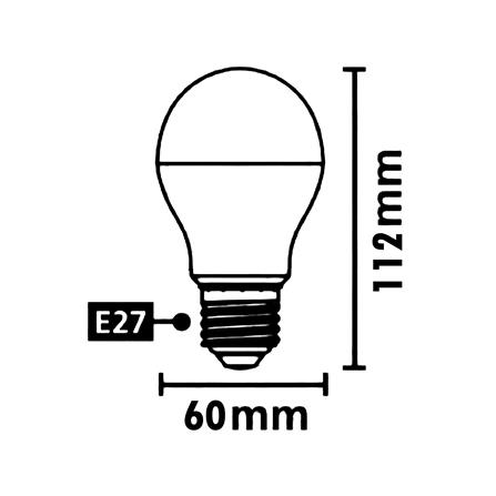 หลอด LED SYLVANIA BASIC PLUS 12 วัตต์ WARM WHITE E27_4