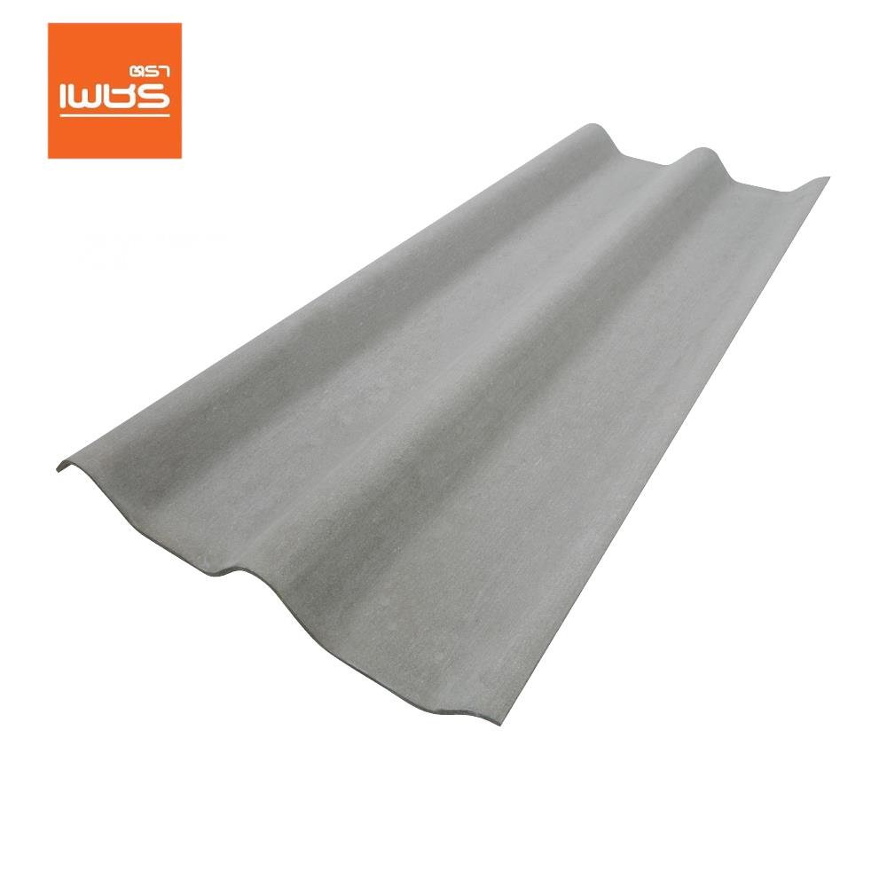 กระเบื้องหลังคา ลอนคู่ ตราเพชร 0.5x50x150 ซม. สีธรรมชาติ