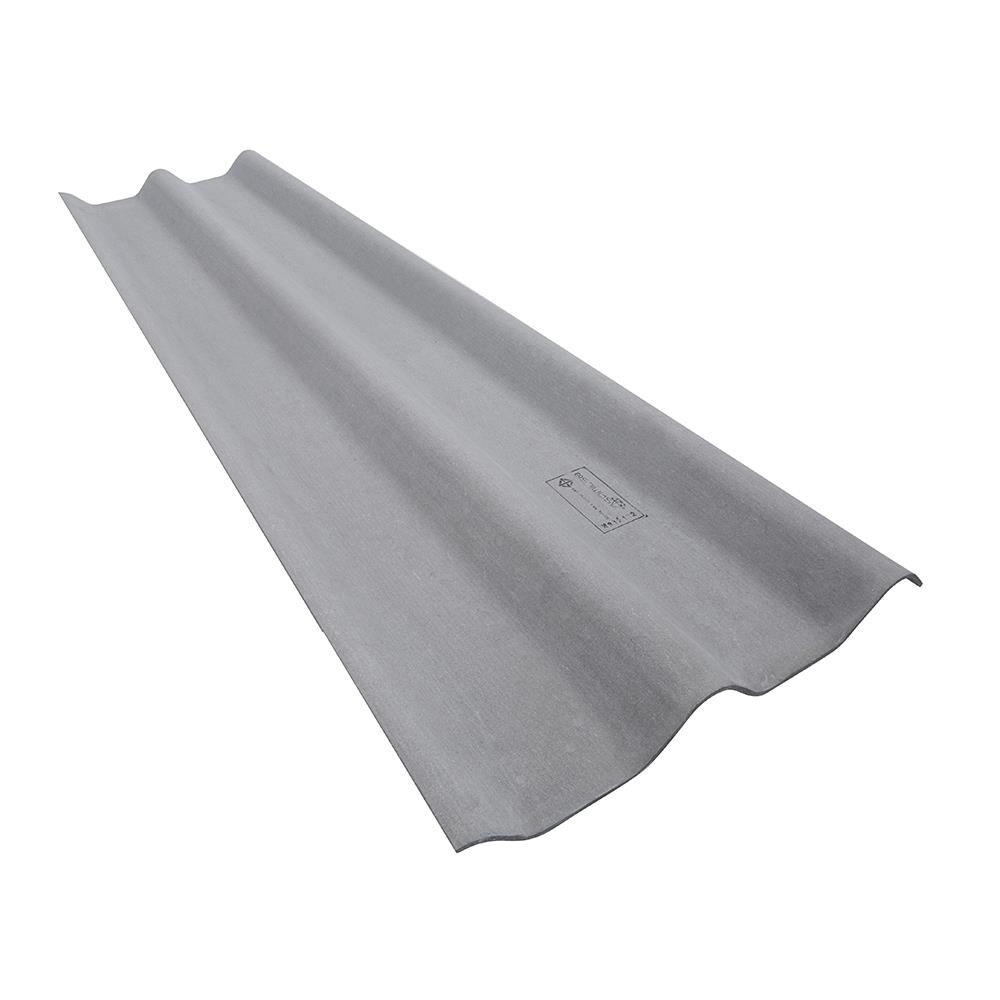 กระเบื้องหลังคา ลอนคู่ ตราเพชร 0.5x50x150 ซม. สีธรรมชาติ