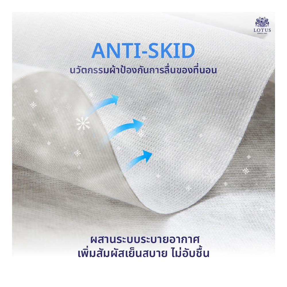 ที่นอน 3.5 ฟุต LOTUS I-LATEX II (พร้อมหมอนหนุน 1 ชิ้น)