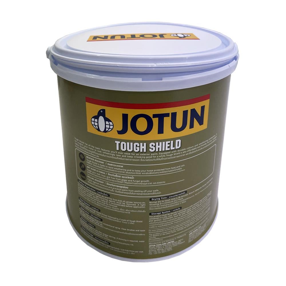 สีน้ำทาภายนอก ชนิดกึ่งเงา JOTUN TOUGH SHIELD BASE C สีขาว 3.6 ลิตร