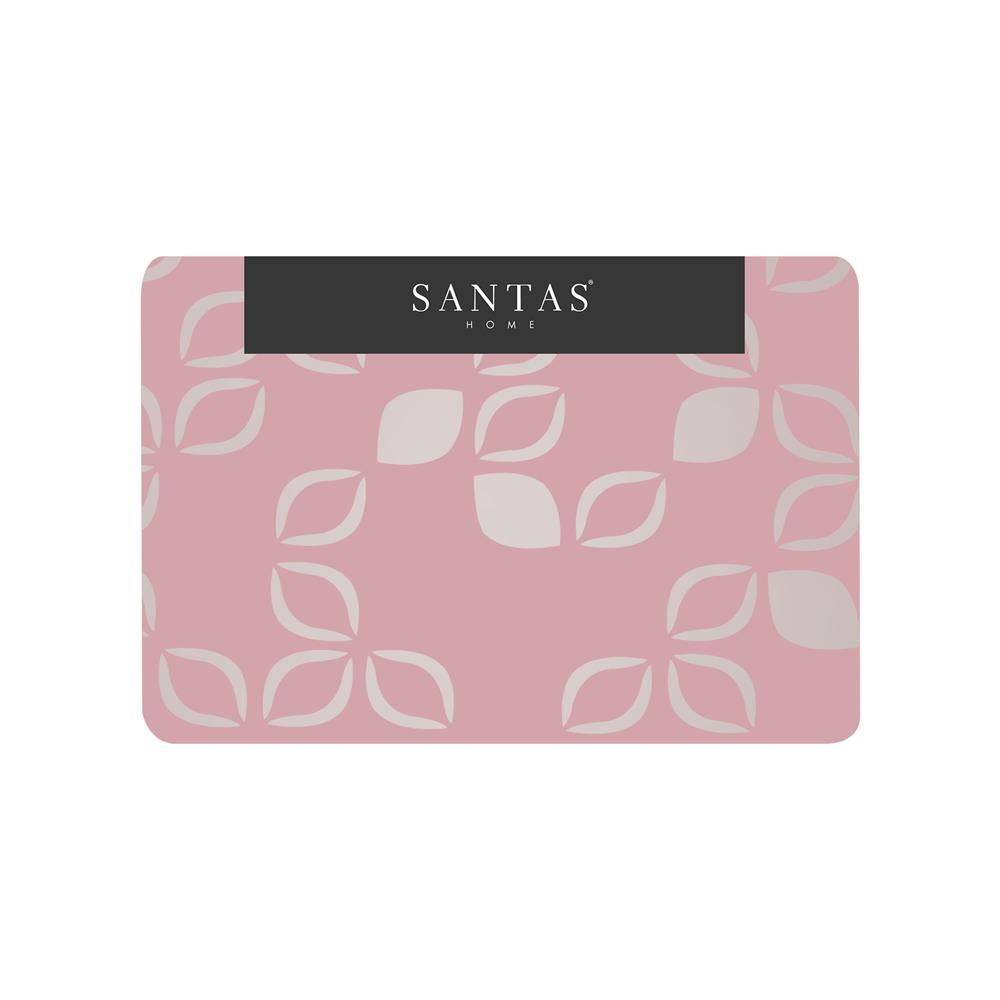 ชุดผ้าปูที่นอน 5 ฟุต 5 ชิ้น SANTAS FETTLE สีชมพู