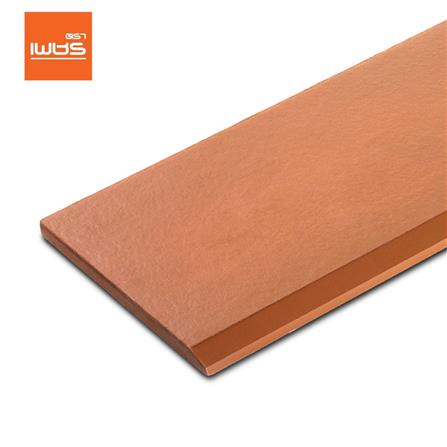 ไม้เชิงชาย ลบมุม ตราเพชร 1.6x20x400 ซม. สีรองพื้นสักทอง_0