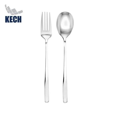 ชุดช้อนส้อมสเตนเลส 410 KECH KOREA 2 ชิ้น