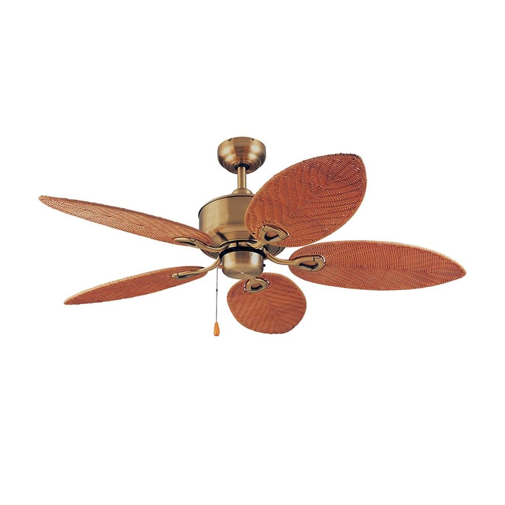 พัดลมไม่มีโคมไฟ CARINI CN01-52N 52 นิ้ว 5 ใบพัด สีน้ำตาล/ทองรมดำ