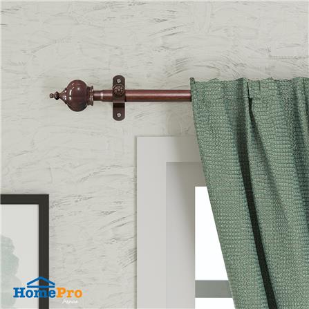 รางอะลูมิเนียม ยืดหด ME LIVING TAJMA 185-350 ซม. สีโอ๊ค_4