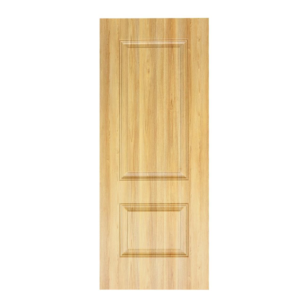 ประตูภายใน UPVC ECO-DOOR UPVC2T 80X200 ซม. สีน้ำตาล ไม่เจาะลูกบิด