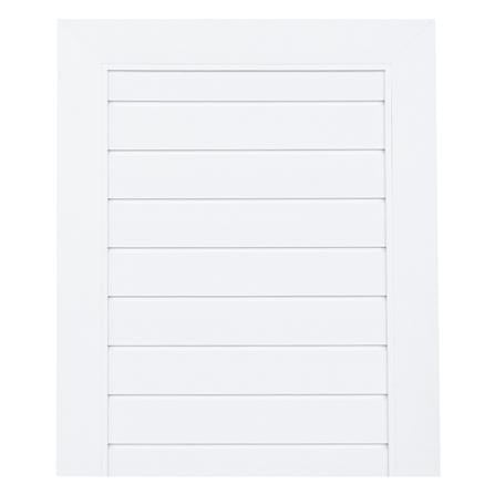ประตูภายนอก UPVC เจาะลูกบิด ECO-DOOR TLW 80x200 ซม. สีขาว_2