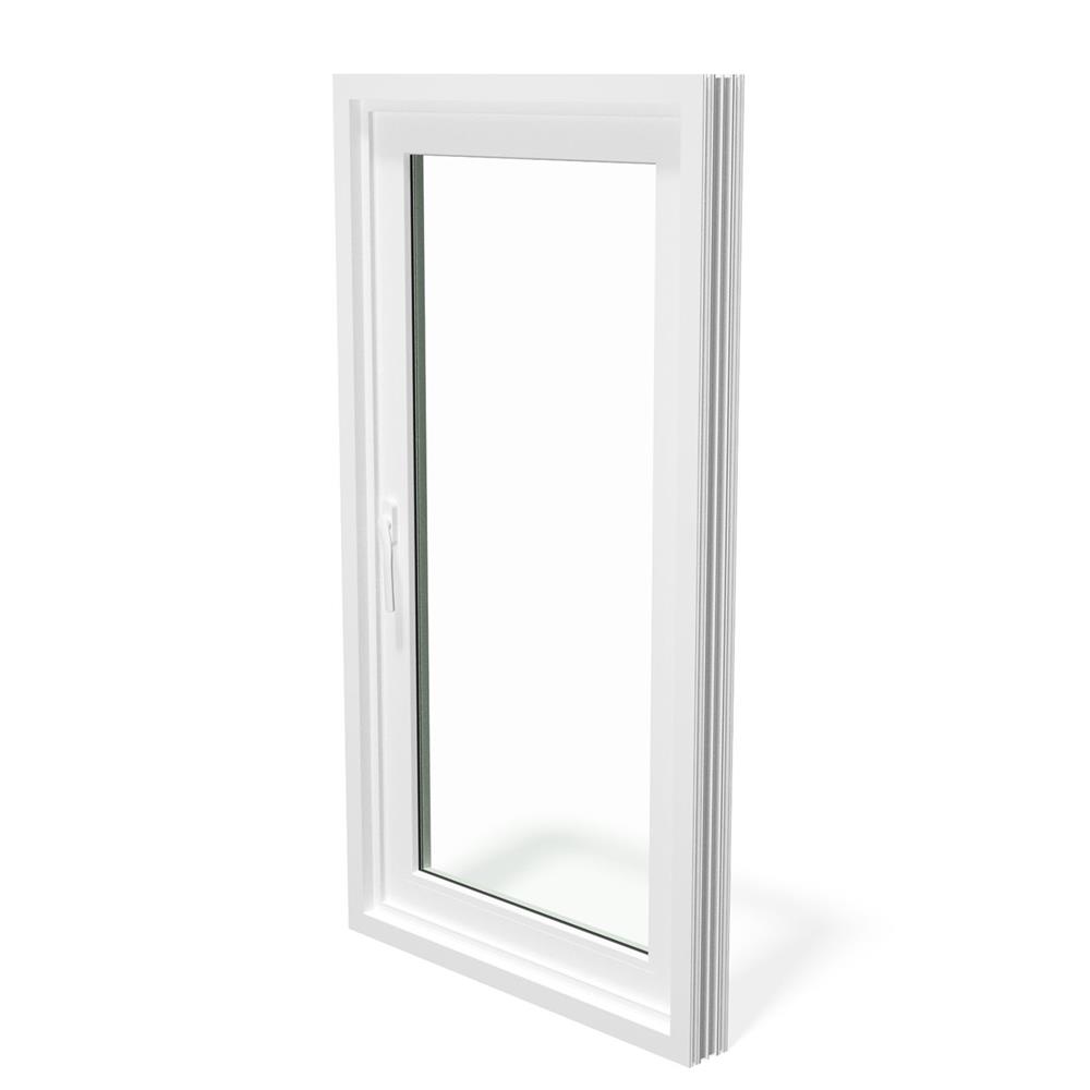 หน้าต่างบานเปิด UPVC มุ้ง AMIGO 60X110 ซม. สีขาว