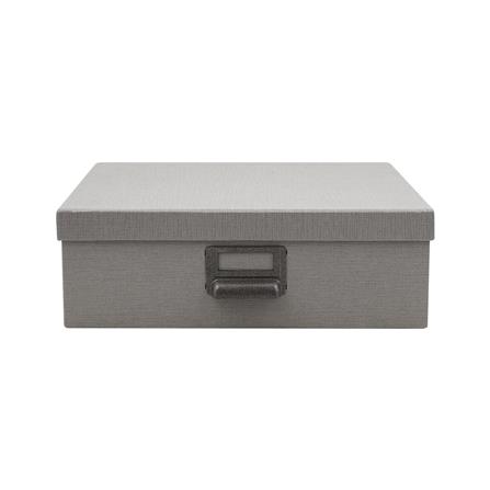 กล่องกระดาษ STACKO INDEX HOME 30x25x10 ซม. สีเทา_1