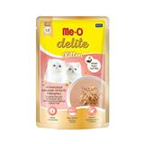 อาหารเปียกแมว MEO DELITE KITTEN ปลาแซลมอนมูส ผสมนมแพะ หน้าปลาโอ 70 ก.