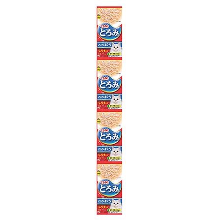 อาหารเปียก CIAO TOROMI POUCH CHICKEN TUNA KATSUO แพ็ก 4 ชิ้น_0