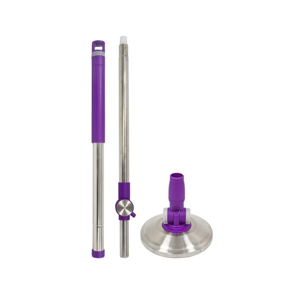 ชุดอุปกรณ์ถังปั่นพร้อมไม้ม็อบ BE WISH DOUBLE WASH BOBO MAX SERIES 2 สีม่วง