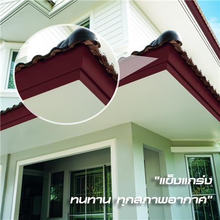 ไม้เชิงชาย DURAONE 20x400x1.6 ซม. สีมะฮอกกานี_2