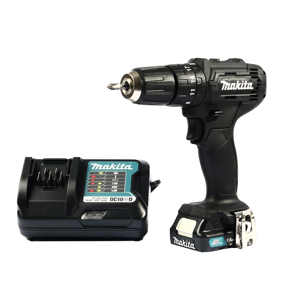 สว่านกระแทกไร้สาย (พร้อมแบตเตอรี่) MAKITA HP333DYX3B 12 โวลต์