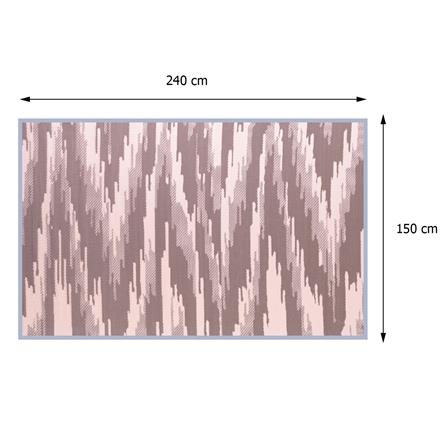 เสื่ออเนกประสงค์ MAT-ER MINIMAL 150x240 ซม. สีครีม/น้ำตาล_5