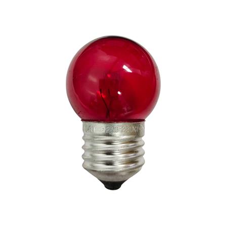 หลอดไส้ปิงปอง HATASHI 5W/E27 5 วัตต์ สีแดง E27_0