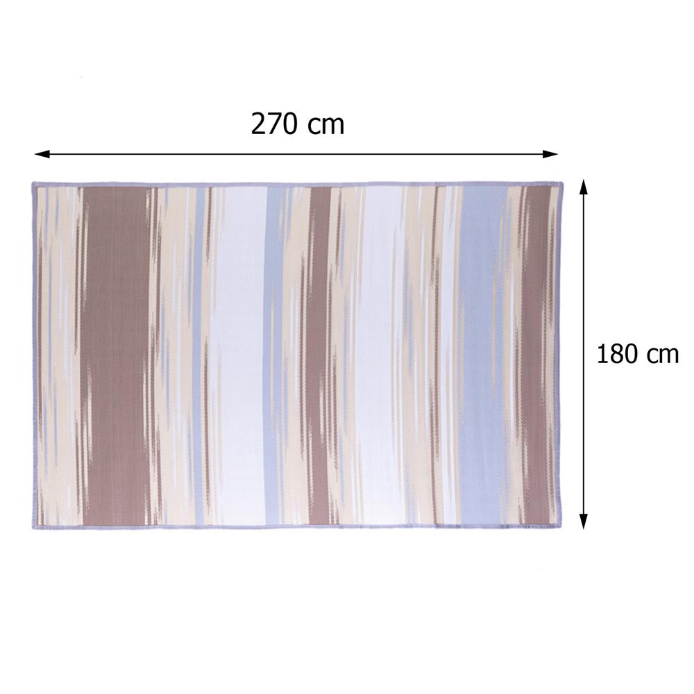 เสื่ออเนกประสงค์ MAT-ER MINIMAL 180x270 ซม. สีครีม/น้ำตาล/เทา/ขาว