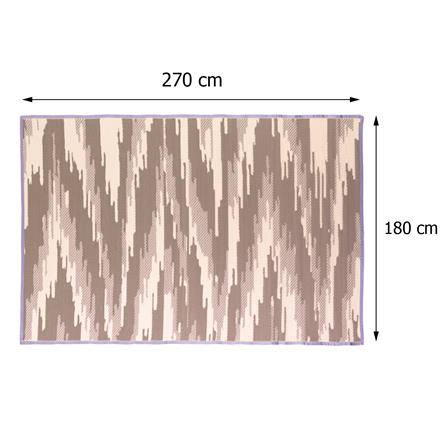 เสื่ออเนกประสงค์ MAT-ER MINIMAL 180x270 ซม. สีครีม/น้ำตาล_5